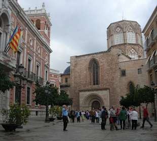 Parte trasera de la Catedral de Valencia