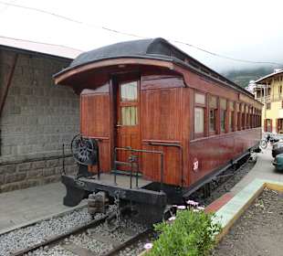 Ein Wagen der Teufelsnaseneisenbahn