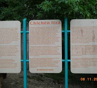 Infoschild im Eingangsbereich