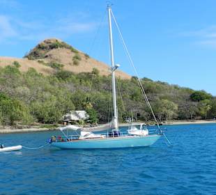 Ankunft in der Bucht von Pigeon Island