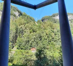 Die Bahn bringt uns zurück