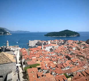 Widok z murów dubrownika