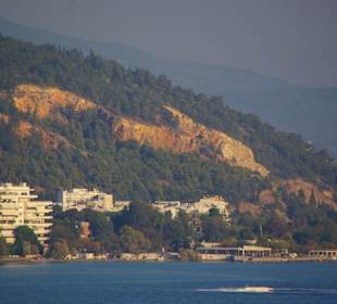 Hafengebiet vom Volos und Gegend