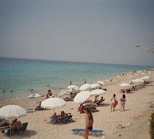 Strand von Agios Nikitas auf Insel Lefkada
