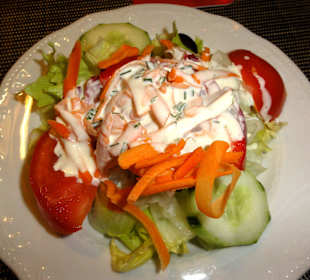 Beilagensalat im Gargano