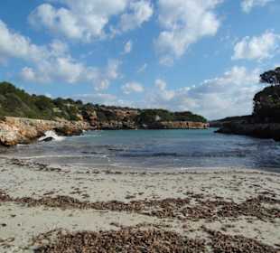 Cala Sanau, Ende der 9 km Joggingstrecke