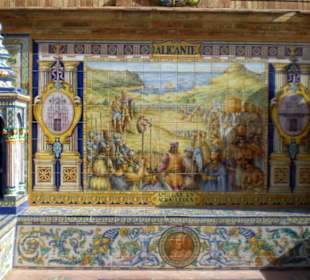 Keramikmitiv von Alicante