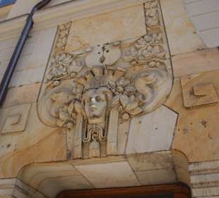 Hausverzierung in der Altstadt