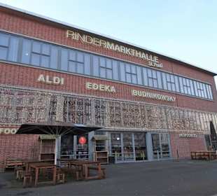 Außenansicht der Rindermarkthalle St. Pauli