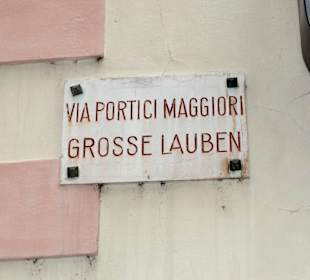 Straßenschild der Großen Lauben