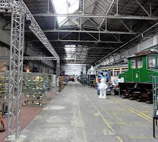 Blick in die Ausstellungshalle