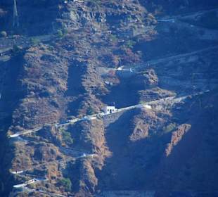 Santorin selbst im Bild Landschaft, Stadt