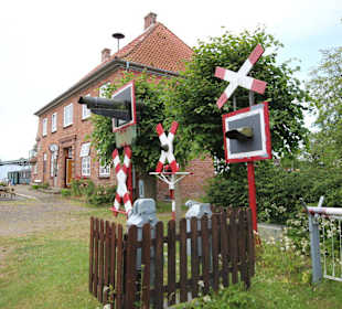 Seitenansicht vom Museumsbahnhof 