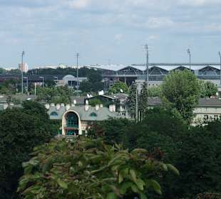 Zamek Ujazdowski - widok ze skarpy