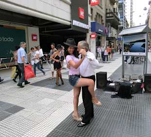 Straßenkünstler auf der Calla Florida