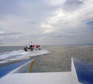 Speedboot nach Saona