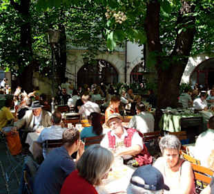 Biergarten im Hofbräuhaus München
