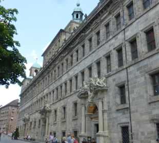 Unterwegs in der Altstadt von Nürnberg