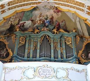 Die Hauptorgel der Wallfahrtskirche Marienberg