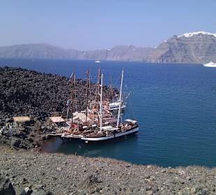 Anlegestelle von Nea Kameni