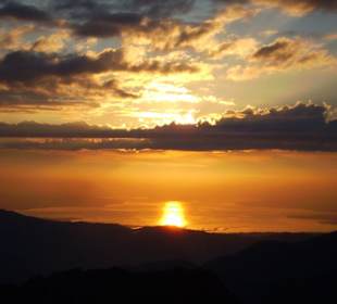 Sonnenuntergang auf dem Diedamskopf