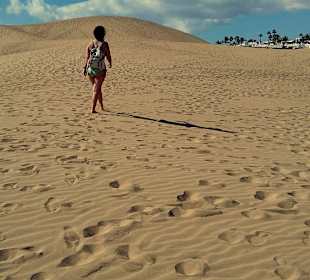 In den Dünen von Maspalomas
