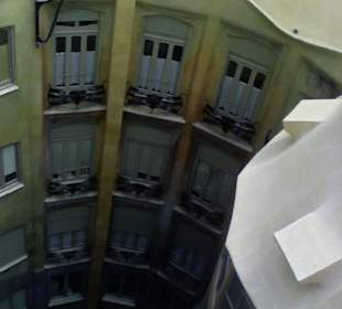 Vista dell'edifico dal tetto