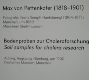 Hinweistafel für Hr.Pettenkofer