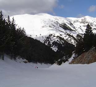 Bonita pista para esquiar