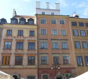 Der wiederaufgebaute Altstadtmarkt von Warschau