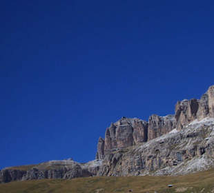 Blick von unten auf den Berg