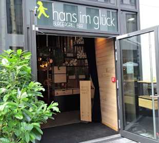 Eingang zum Burgergrill Hans im Glück