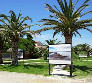 Spaziergang über die Strandpromenade Argelès-Plage