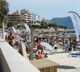 Badespaß in Cala Millor