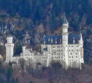 Neuschwanstein mit Supertele aufgenommen