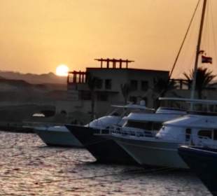 Sonnenuntergang in Port Ghalib