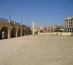 Brücke zum Bootssteeg 