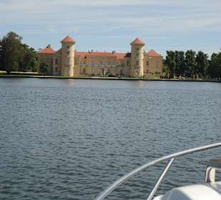 Mit dem Boot zum Schloß Rheinsberg