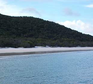 Whiteheaven beach without sun