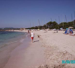 Blick auf einen Teil des Strandes