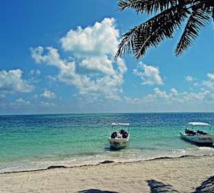 Bucht im Fischerdorf Punta Allen
