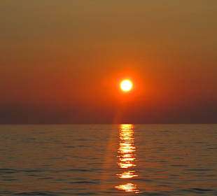 Zachód słońca w Kołobrzegu!