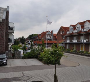 Blick vom Balkon Hotel Bendiks