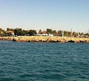 Uferansicht von Gündogdu nach Side