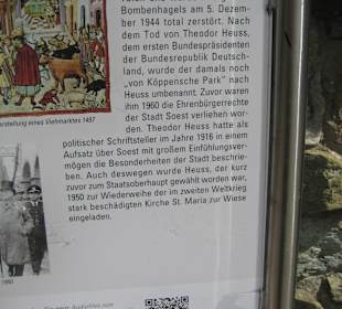 Infotafel am Eingang