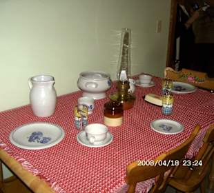 Tisch im Armisch Haus