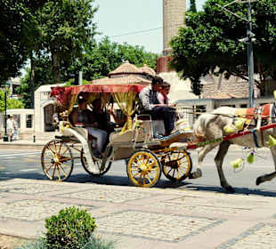 Kutsche am Eingang zur Altstadt