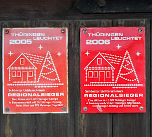 Auszeichnungen der Weihnachtsscheune Hellingen