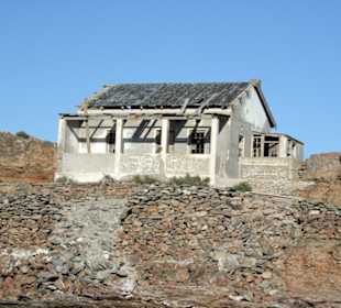 Halifax-Insel mit alten Hausruinen