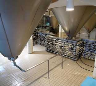 In den Gärkellern der Brauerei Stiegl